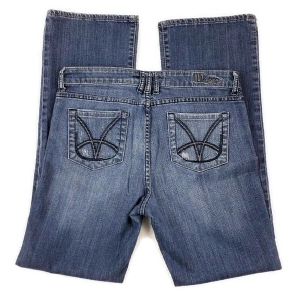 Kut From The Kloth Bootcut Jeans Medium Wash Stretch Denim Womens 10 - Picture 7 of 15